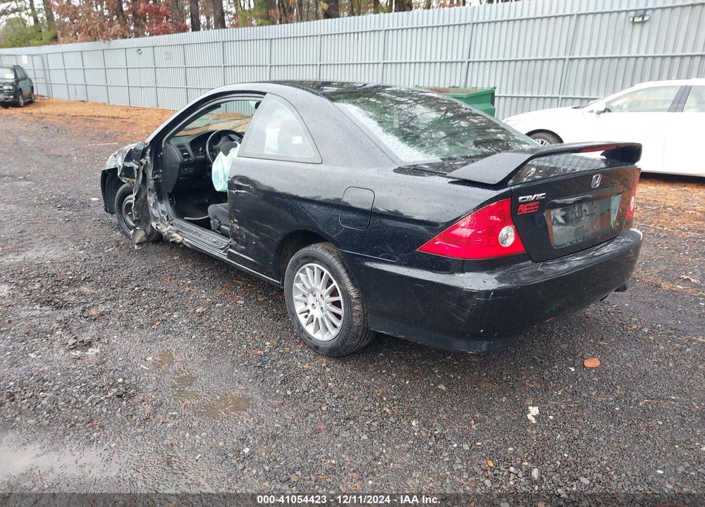 2005 HONDA CIVIC EX VIN: 1HGEM229X5L050087