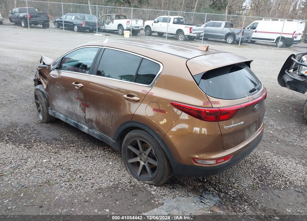 2017 KIA SPORTAGE LX VIN: KNDPM3AC0H7059551
