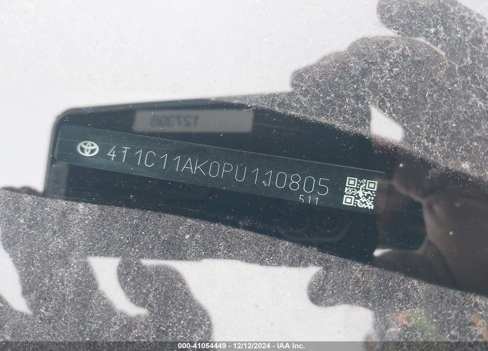2023 TOYOTA CAMRY VIN: 4T1C11AK0PU110805