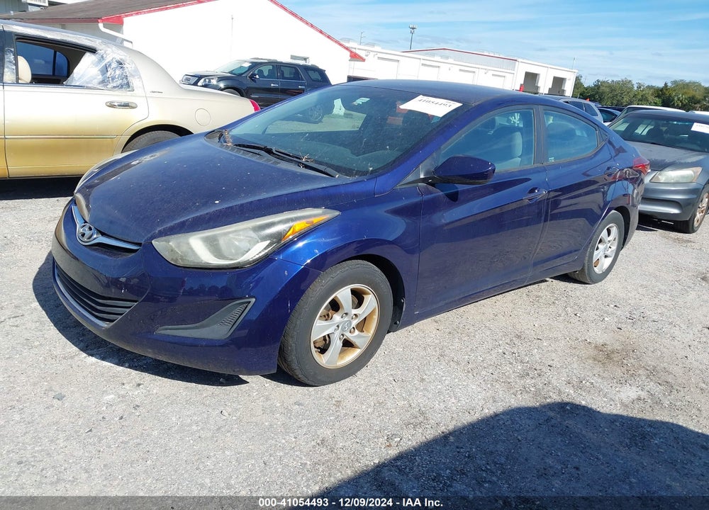 2014 HYUNDAI ELANTRA SE VIN: 5NPDH4AEXEH456285