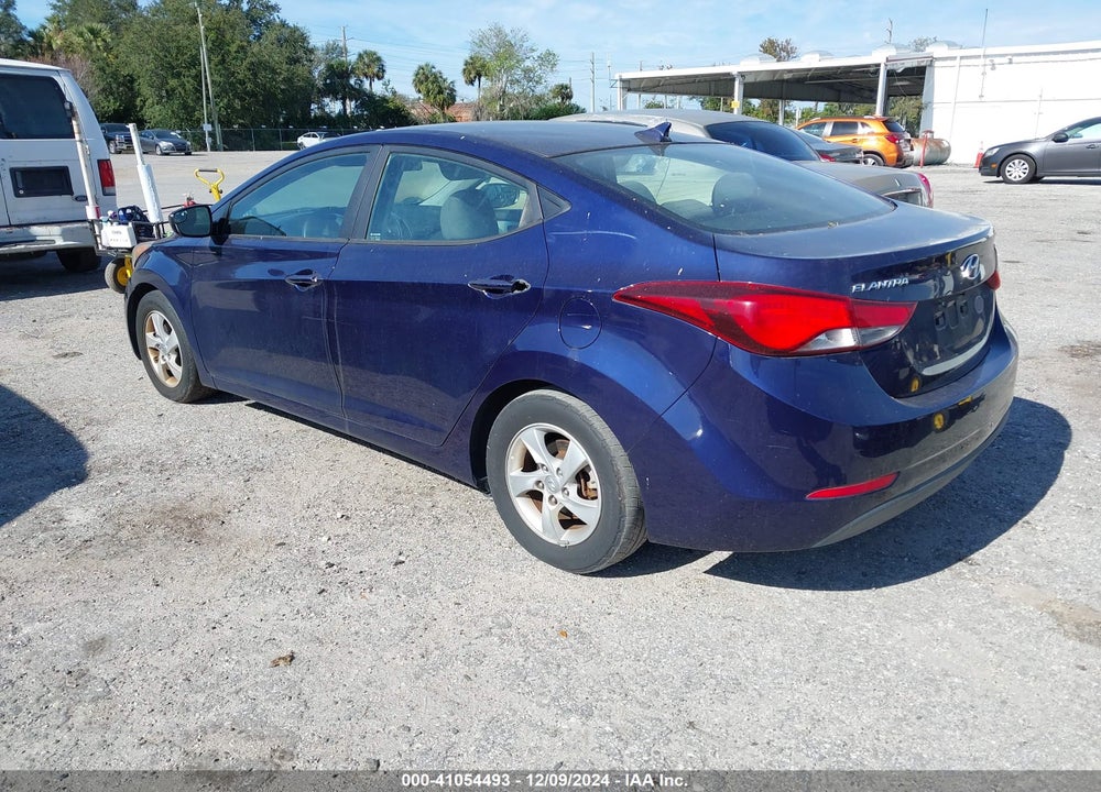 2014 HYUNDAI ELANTRA SE VIN: 5NPDH4AEXEH456285