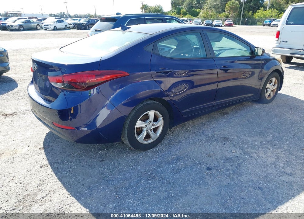 2014 HYUNDAI ELANTRA SE VIN: 5NPDH4AEXEH456285