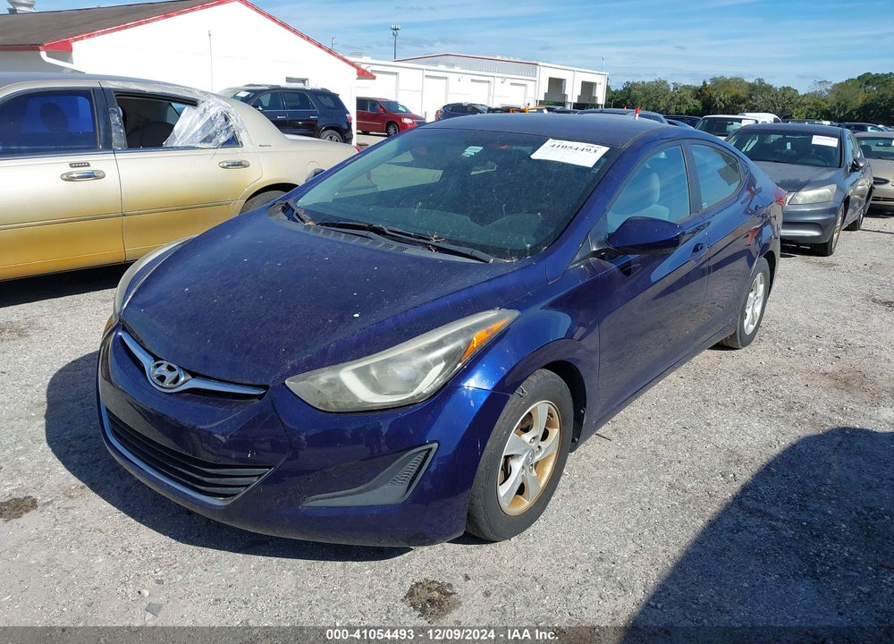 2014 HYUNDAI ELANTRA SE VIN: 5NPDH4AEXEH456285