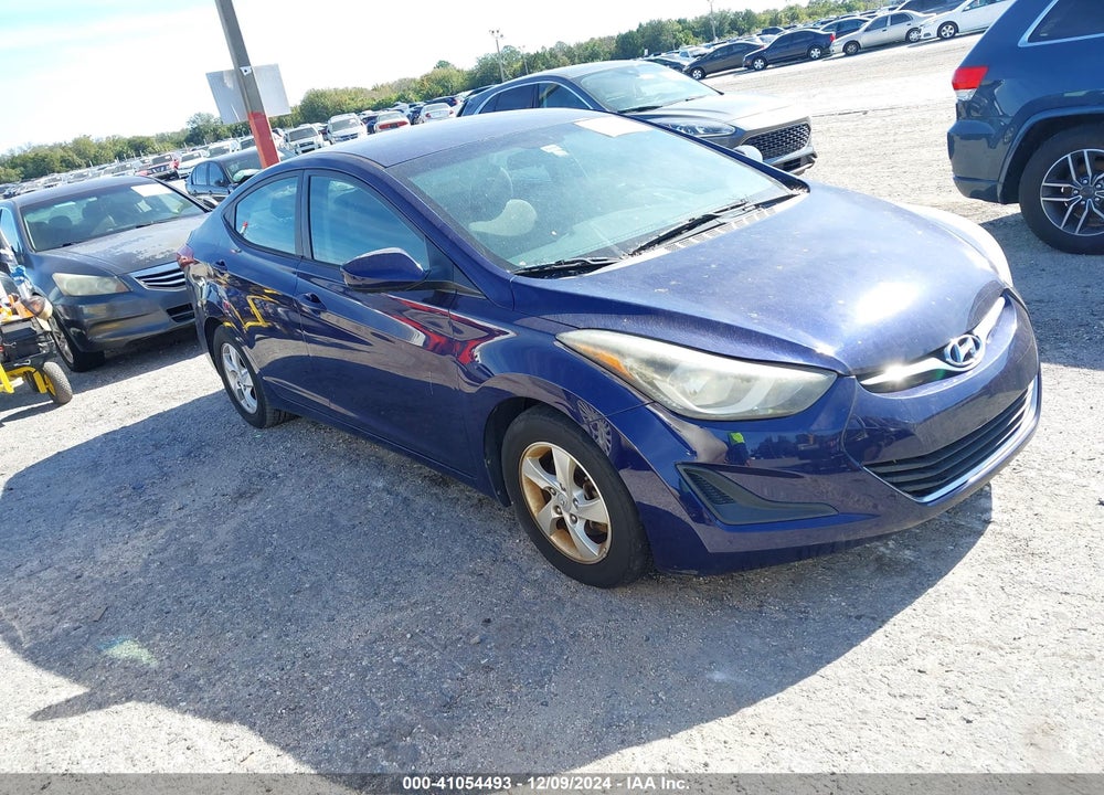 2014 HYUNDAI ELANTRA SE VIN: 5NPDH4AEXEH456285