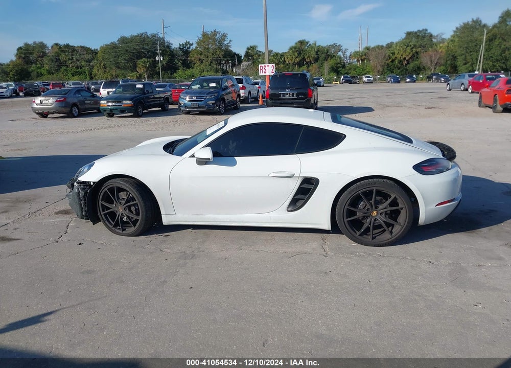 2019 PORSCHE 718 CAYMAN VIN: WP0AA2A84KS261348