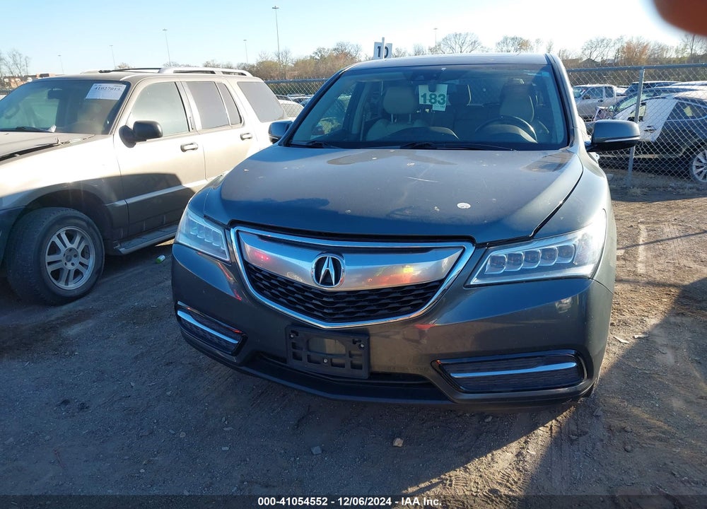 2015 ACURA MDX TECHNOLOGY PACKAGE VIN: 5FRYD4H43FB008138