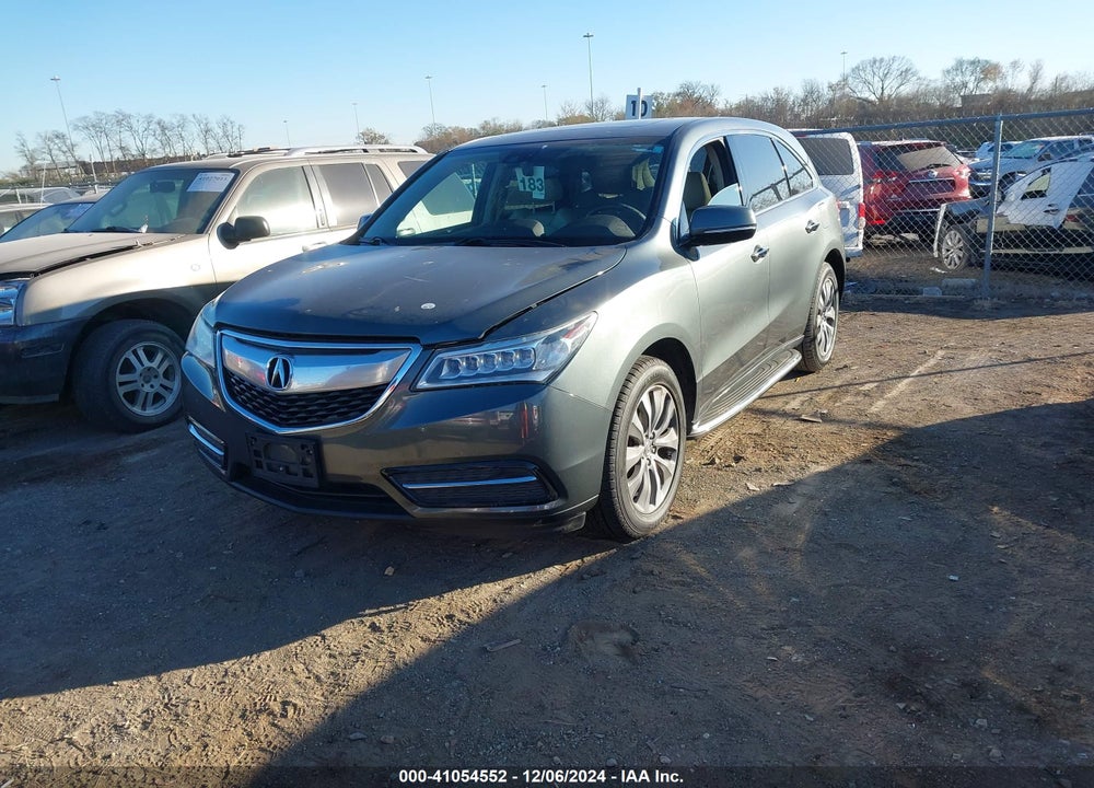 2015 ACURA MDX TECHNOLOGY PACKAGE VIN: 5FRYD4H43FB008138