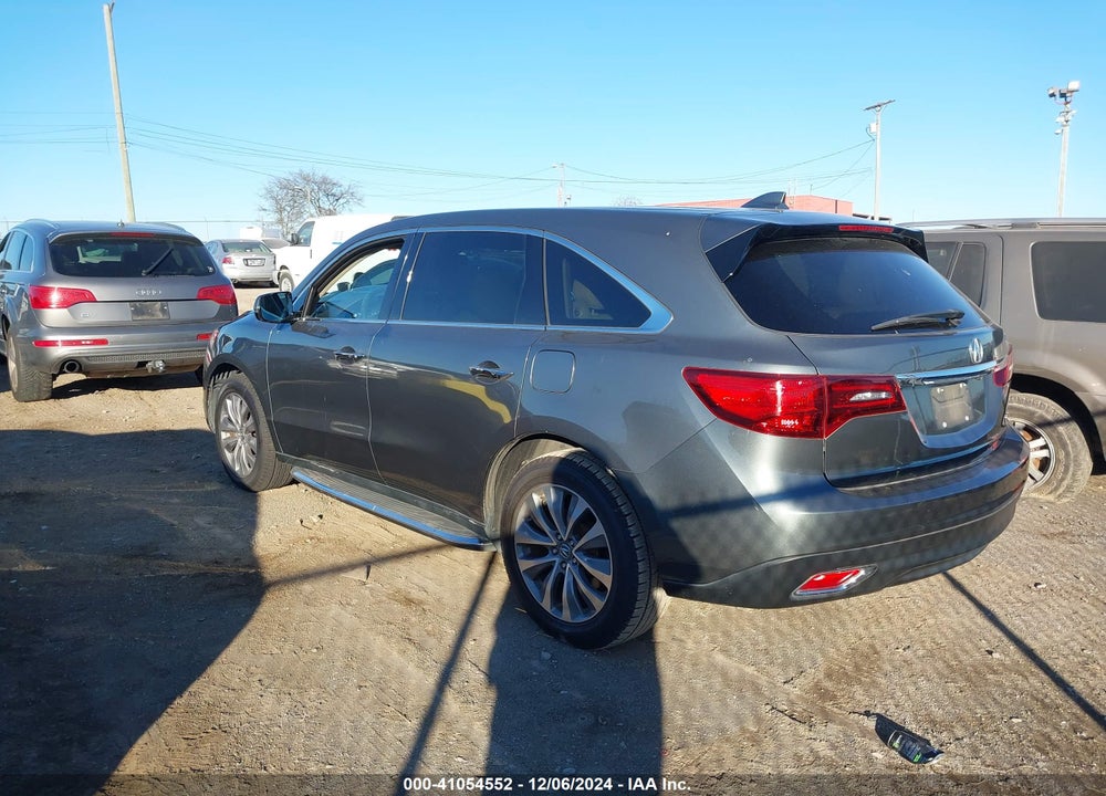 2015 ACURA MDX TECHNOLOGY PACKAGE VIN: 5FRYD4H43FB008138