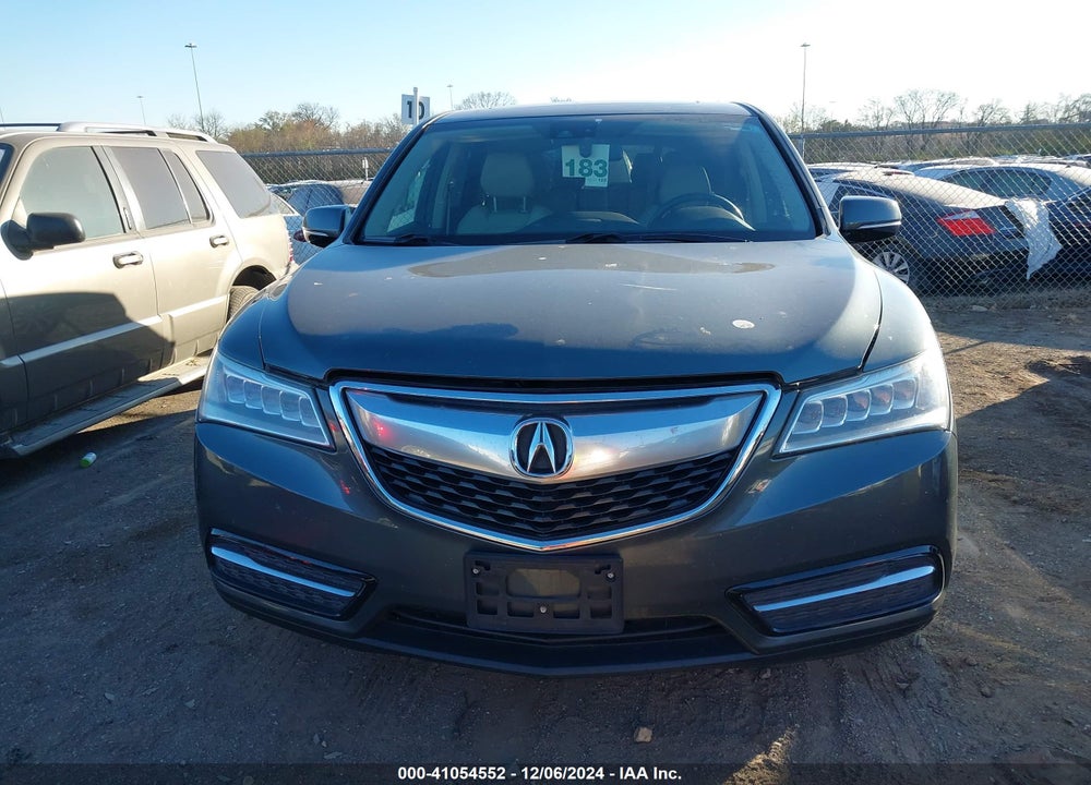 2015 ACURA MDX TECHNOLOGY PACKAGE VIN: 5FRYD4H43FB008138