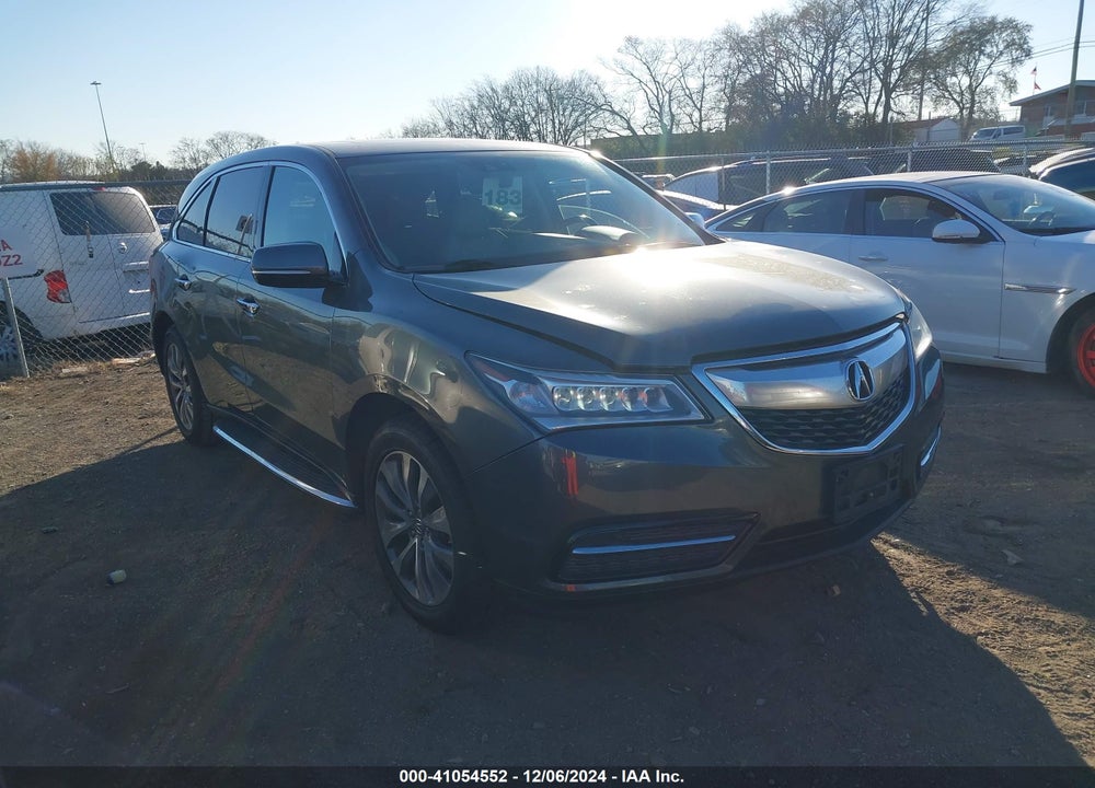 2015 ACURA MDX TECHNOLOGY PACKAGE VIN: 5FRYD4H43FB008138
