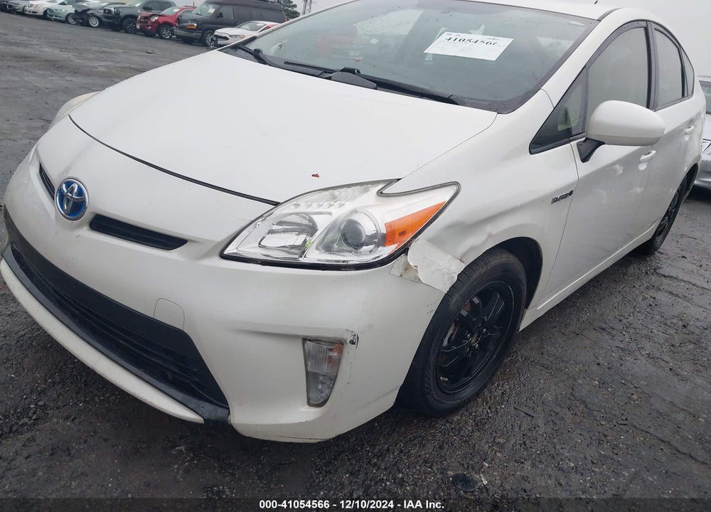 2012 TOYOTA PRIUS THREE VIN: JTDKN3DU9C1575916