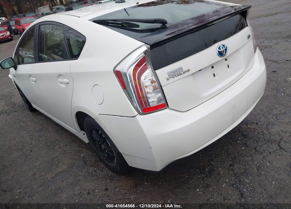 2012 TOYOTA PRIUS THREE VIN: JTDKN3DU9C1575916