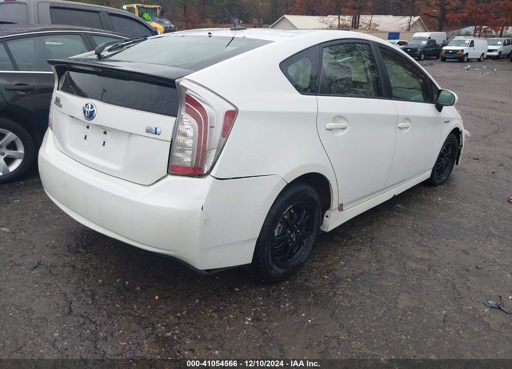 2012 TOYOTA PRIUS THREE VIN: JTDKN3DU9C1575916