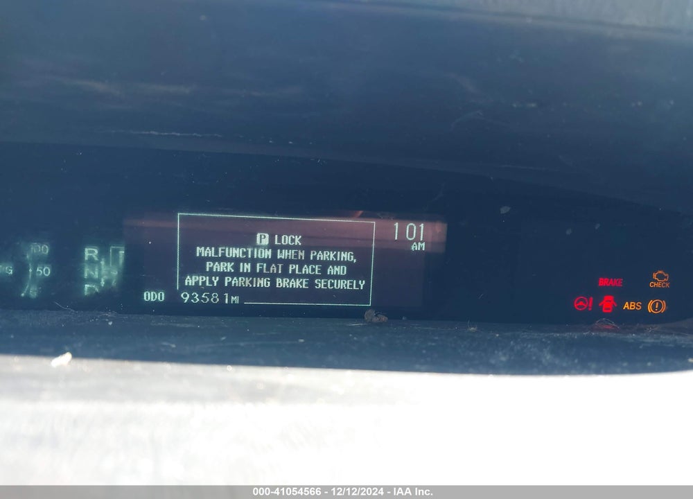 2012 TOYOTA PRIUS THREE VIN: JTDKN3DU9C1575916