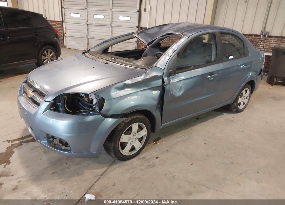 2007 CHEVROLET AVEO LS VIN: KL1TD56617B139683