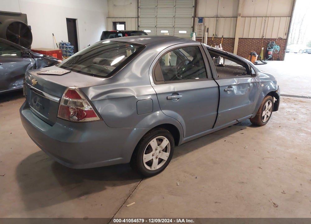 2007 CHEVROLET AVEO LS VIN: KL1TD56617B139683