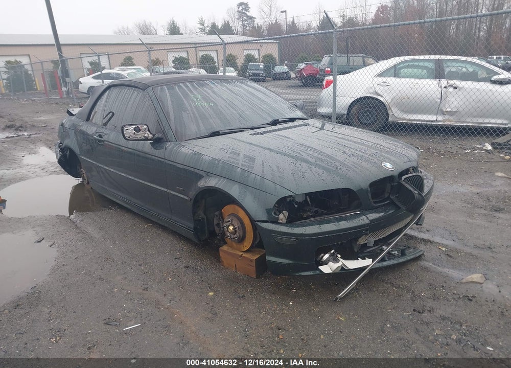 2003 BMW 330CI VIN: WBABS53443EV90643