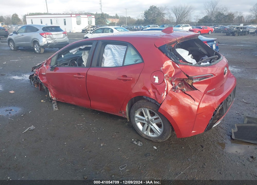 2019 TOYOTA COROLLA SE VIN: JTNK4RBE3K3052844