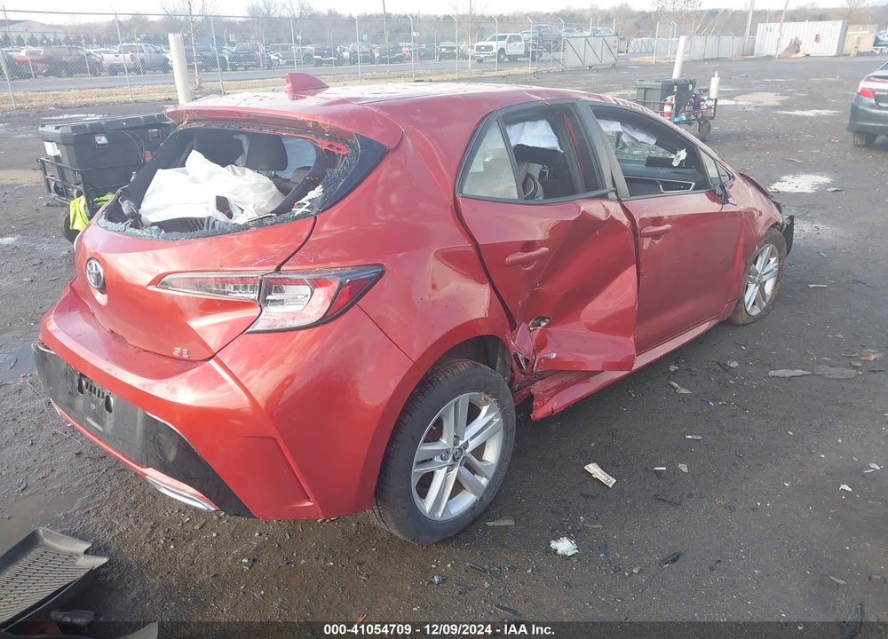 2019 TOYOTA COROLLA SE VIN: JTNK4RBE3K3052844
