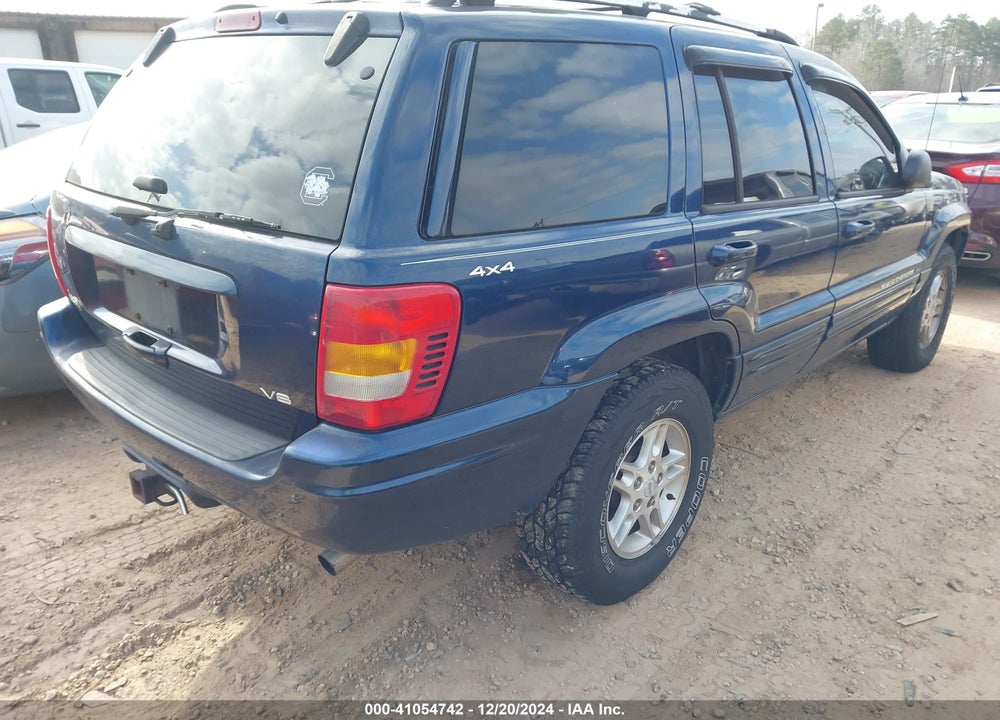 2000 JEEP GRAND CHEROKEE LIMITED VIN: 1J4GW58N8YC210960