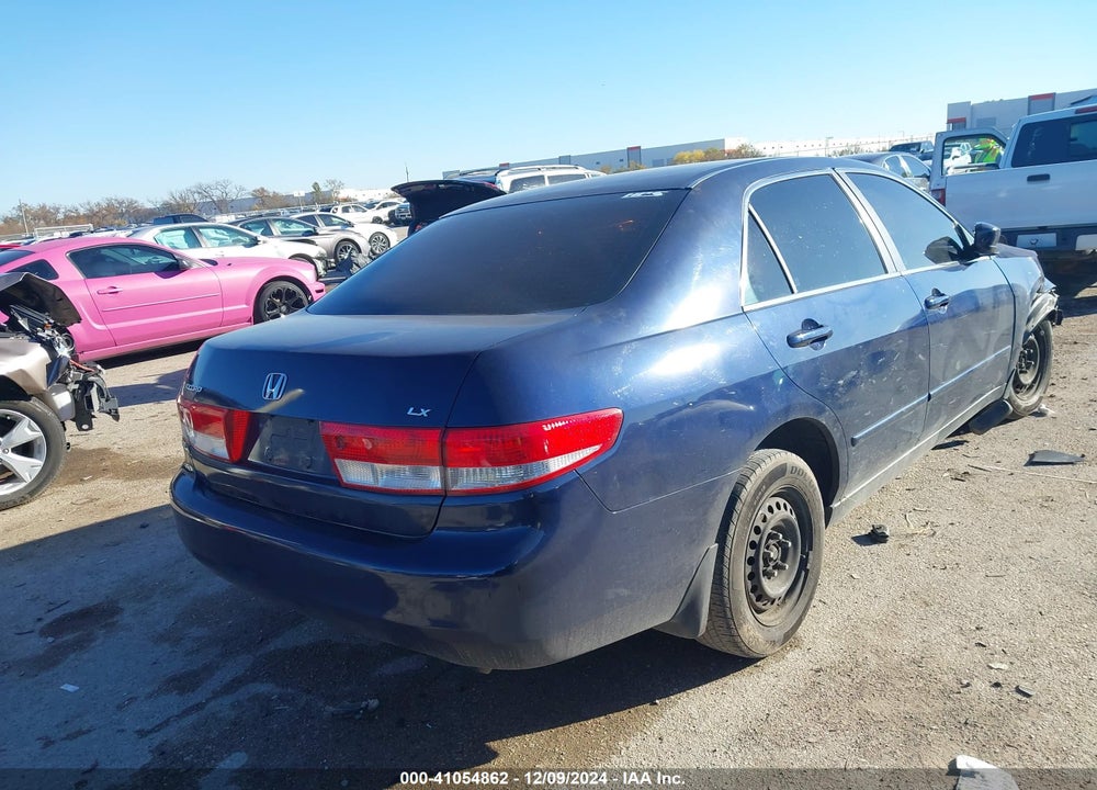 2004 HONDA ACCORD 2.4 LX VIN: 3HGCM56344G712370