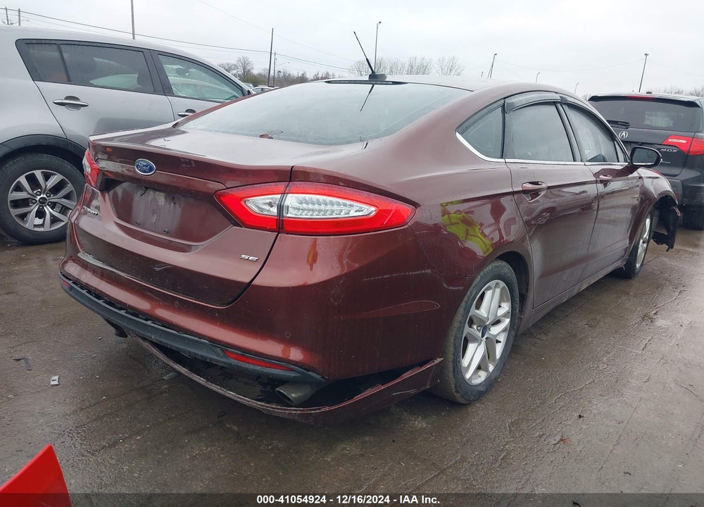 2015 FORD FUSION SE VIN: 3FA6P0H7XFR122208