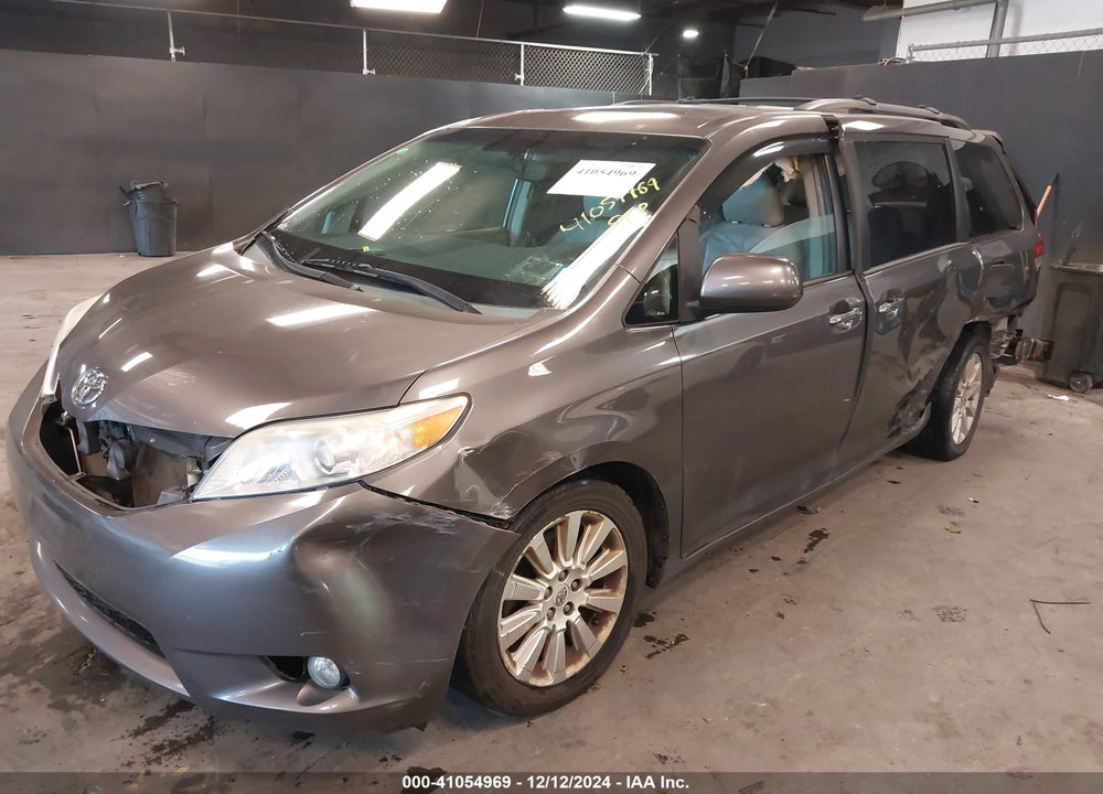 2012 TOYOTA SIENNA XLE LIMITED VIN: 5TDDK3DC6CS038707