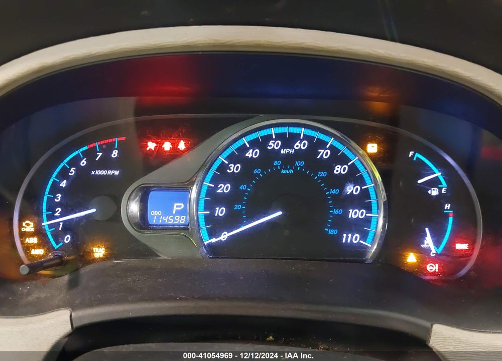 2012 TOYOTA SIENNA XLE LIMITED VIN: 5TDDK3DC6CS038707