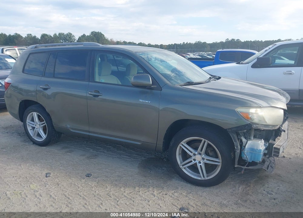 2009 TOYOTA HIGHLANDER SPORT VIN: JTEES43A092136590