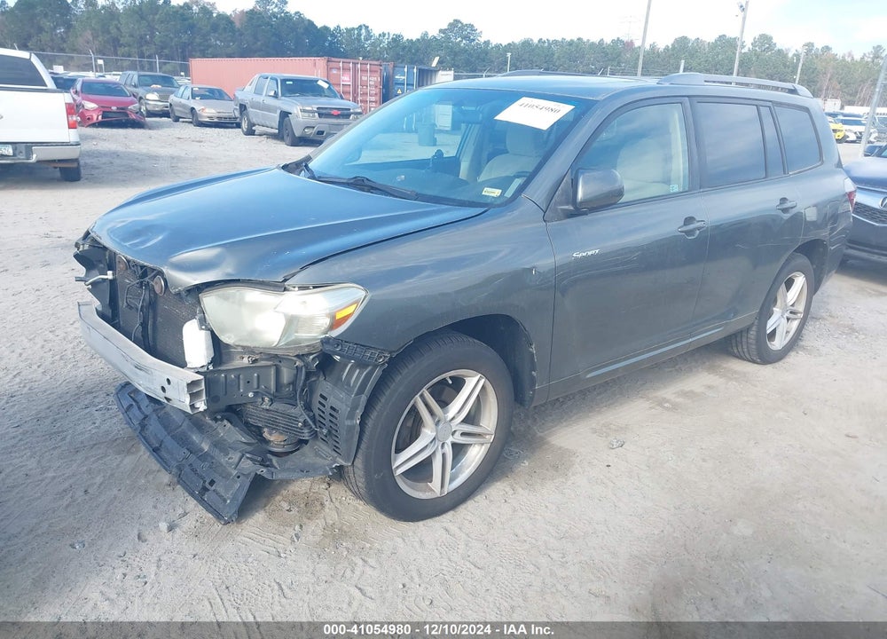 2009 TOYOTA HIGHLANDER SPORT VIN: JTEES43A092136590