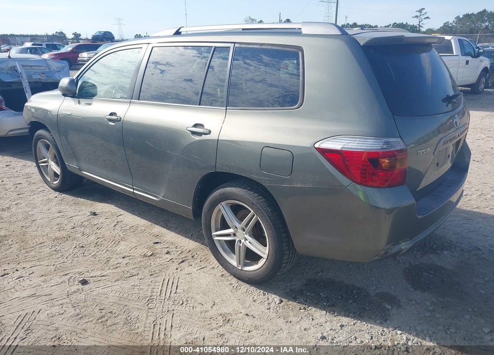 2009 TOYOTA HIGHLANDER SPORT VIN: JTEES43A092136590