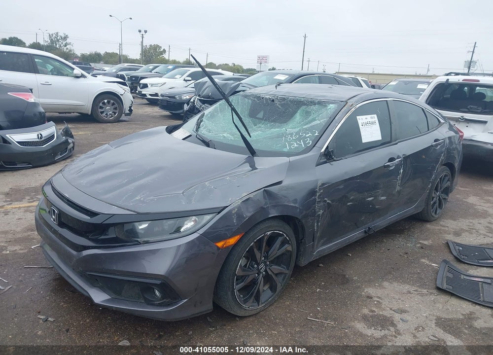 2021 HONDA CIVIC VIN: 2HGFC2F87MH545075
