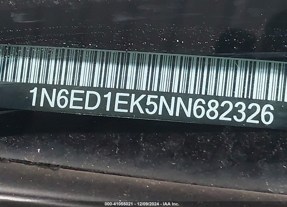 2022 NISSAN FRONTIER SV 4X4 VIN: 1N6ED1EK5NN682326