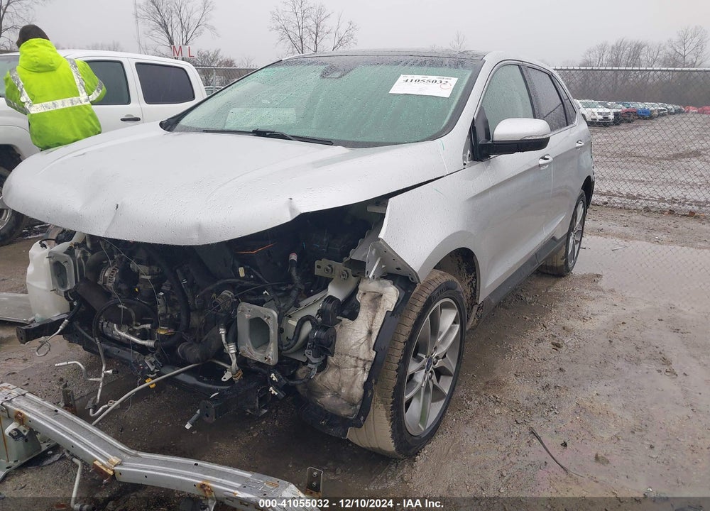 2016 FORD EDGE TITANIUM VIN: 2FMPK4K93GBC50591