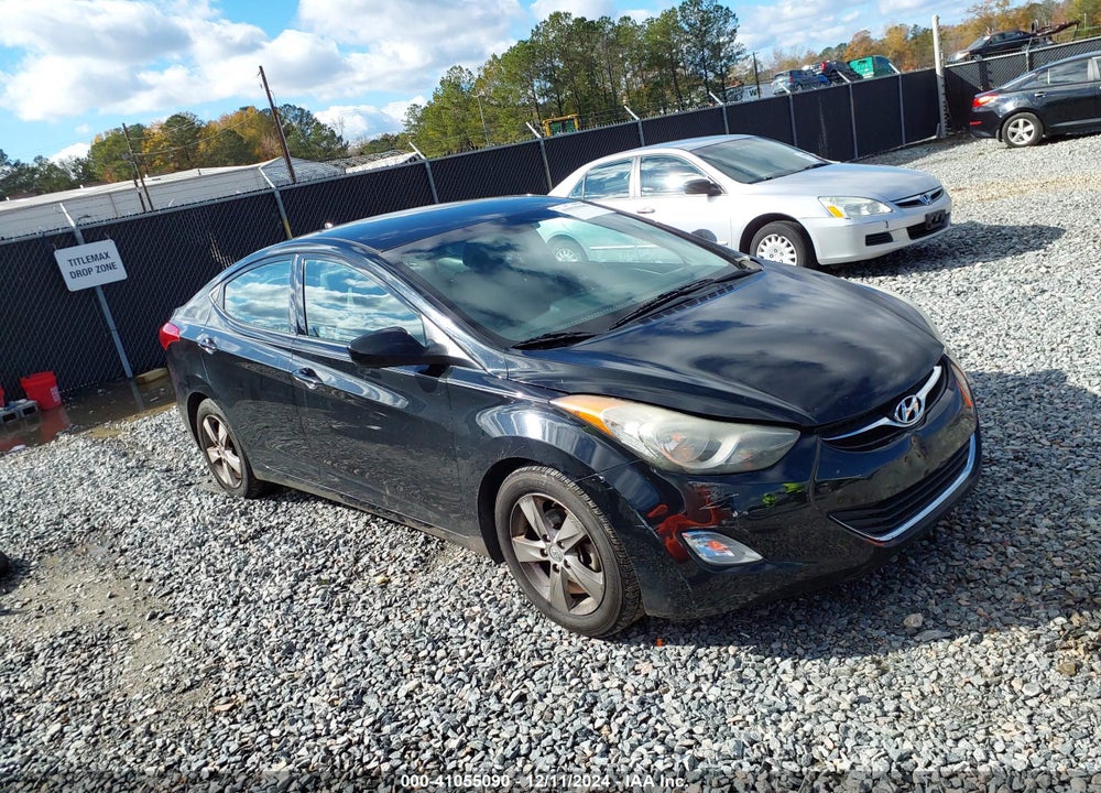 2013 HYUNDAI ELANTRA GLS VIN: 5NPDH4AE3DH427905