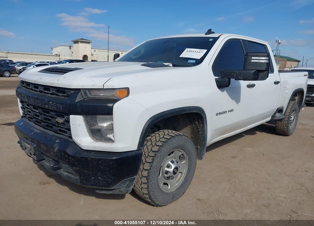 2022 CHEVROLET SILVERADO 2500HD 4WD STANDARD BED WT VIN: 1GC4YLEY7NF180320