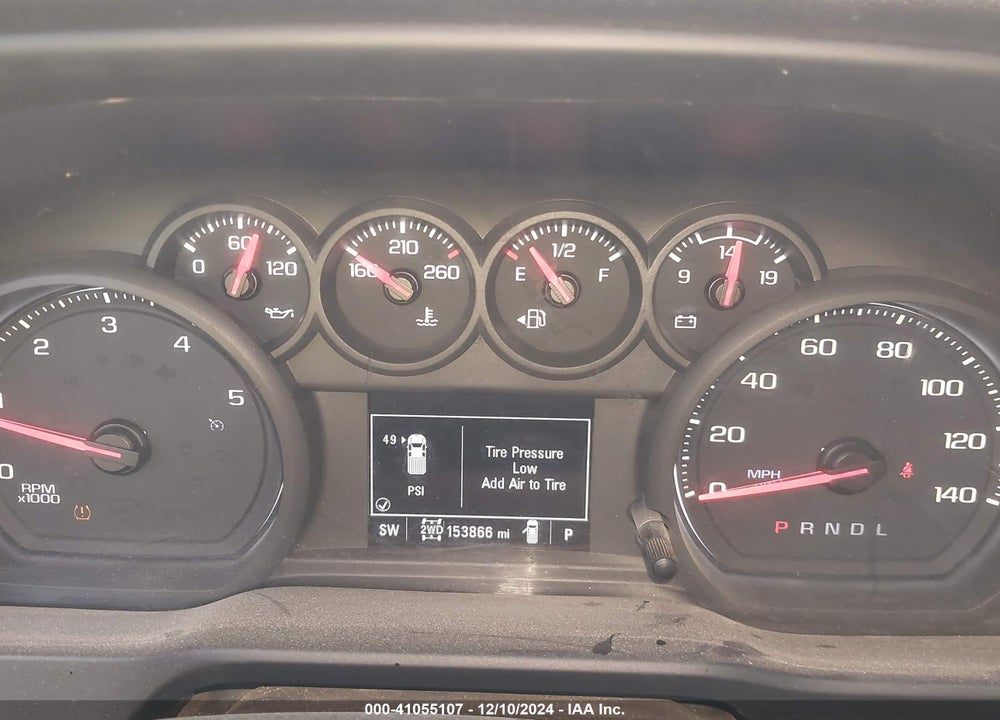 2022 CHEVROLET SILVERADO 2500HD 4WD STANDARD BED WT VIN: 1GC4YLEY7NF180320