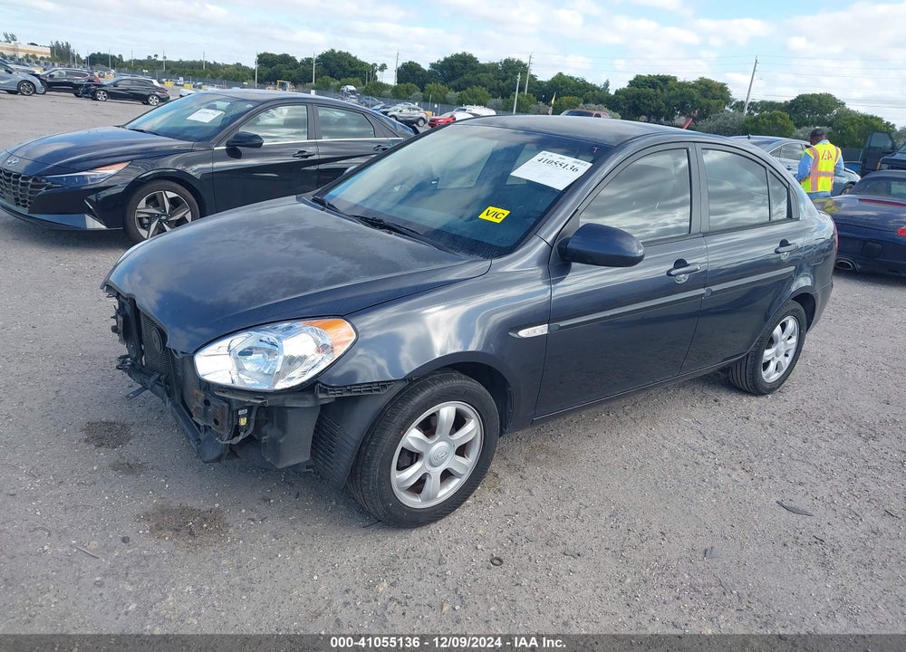 2007 HYUNDAI ACCENT GLS VIN: KMHCN46C47U093921