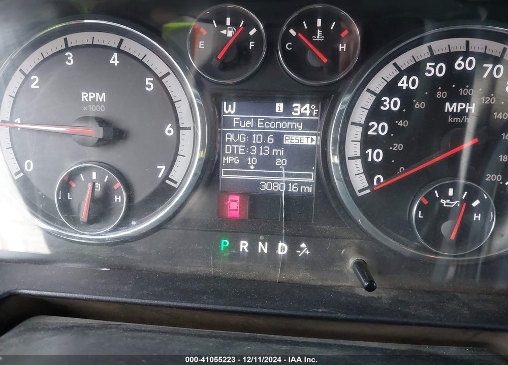 2012 RAM 2500 SLT VIN: 3C6TD5JT6CG216109