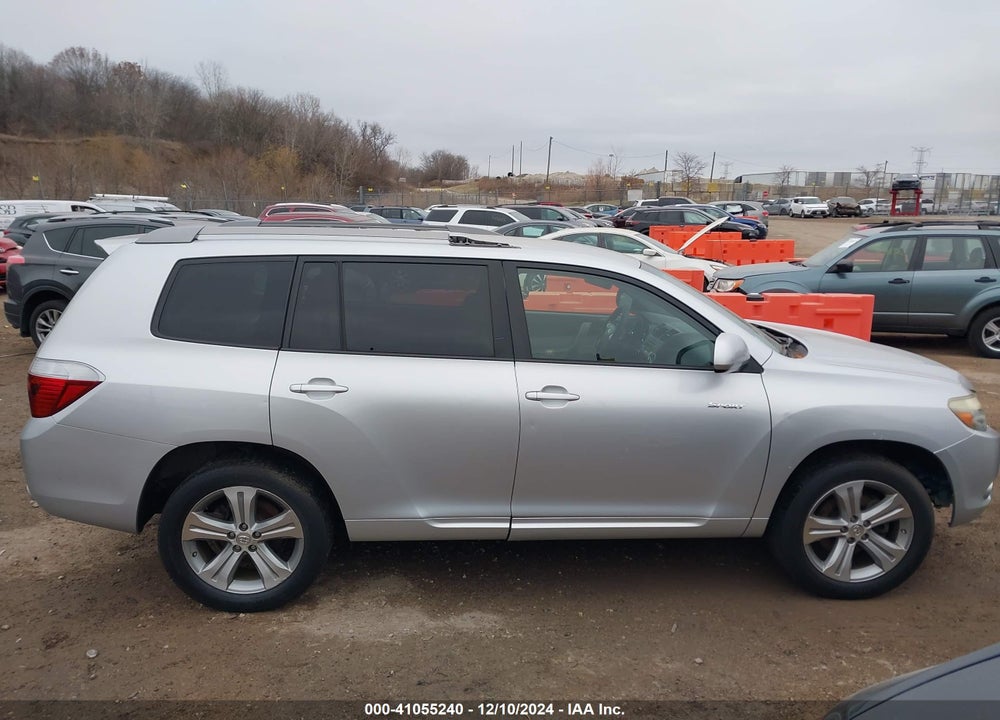 2008 TOYOTA HIGHLANDER SPORT VIN: JTEES43A682022835