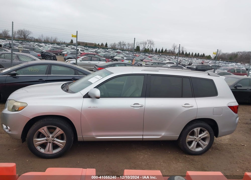 2008 TOYOTA HIGHLANDER SPORT VIN: JTEES43A682022835
