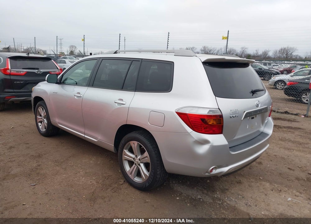 2008 TOYOTA HIGHLANDER SPORT VIN: JTEES43A682022835
