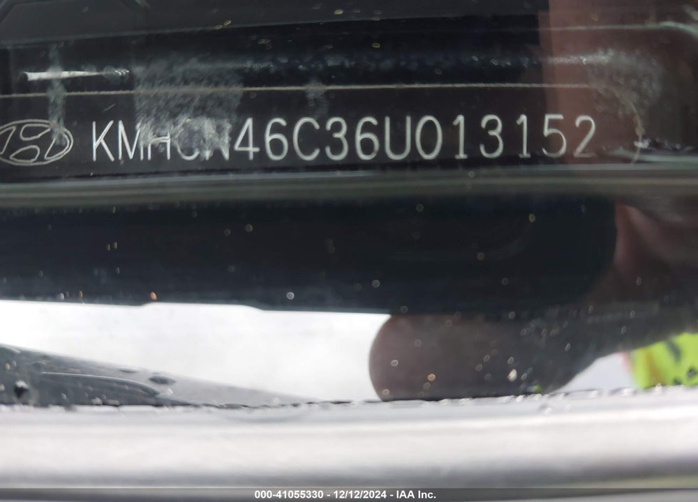 2006 HYUNDAI ACCENT GLS VIN: KMHCN46C36U013152