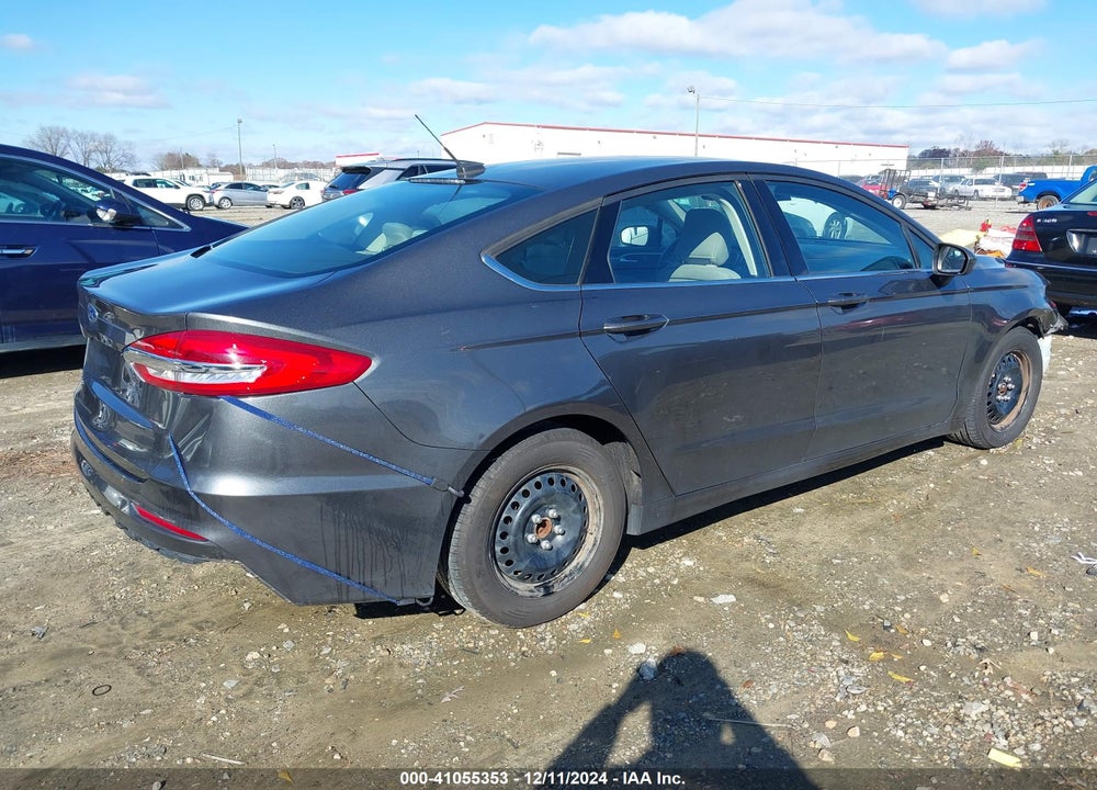 2019 FORD FUSION S VIN: 3FA6P0G73KR280465