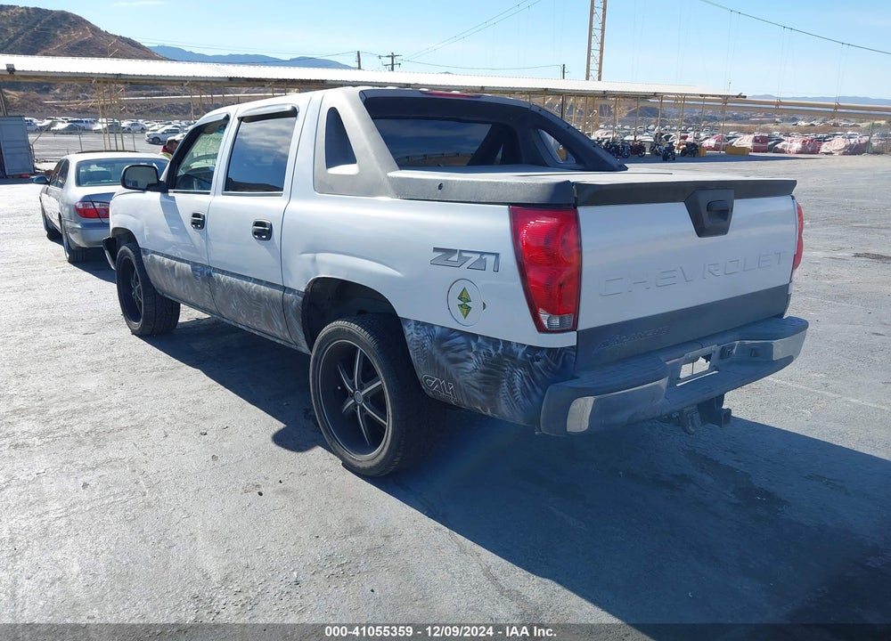 2004 CHEVROLET AVALANCHE 1500 VIN: 3GNEK12T74G343491