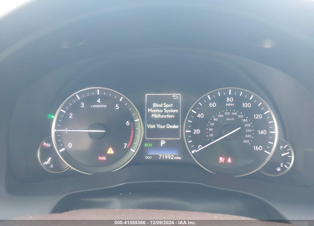 2016 LEXUS ES VIN: JTHBK1GGXG2234381