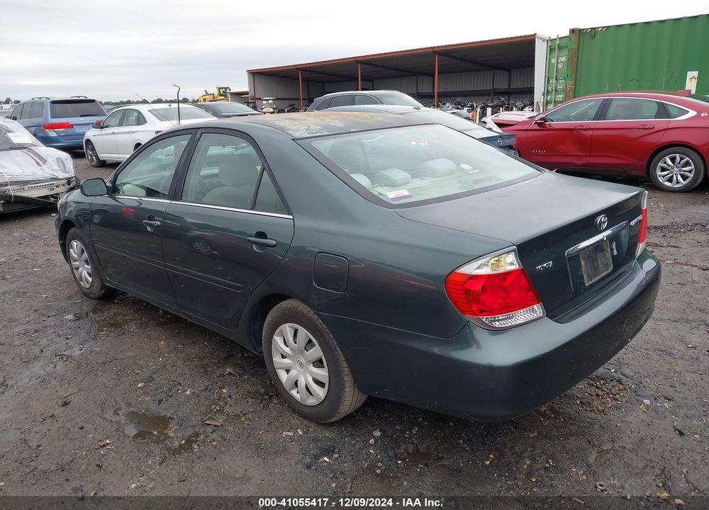 2005 TOYOTA CAMRY LE VIN: 4T1BE32K75U054143