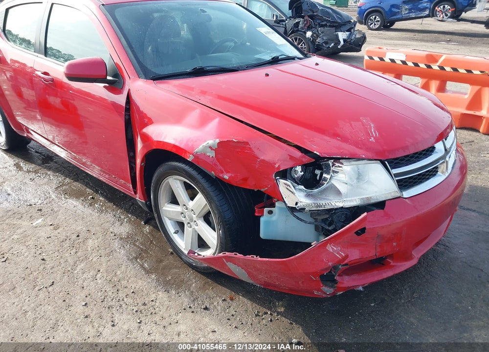 2012 DODGE AVENGER SXT VIN: 1C3CDZCB4CN142141