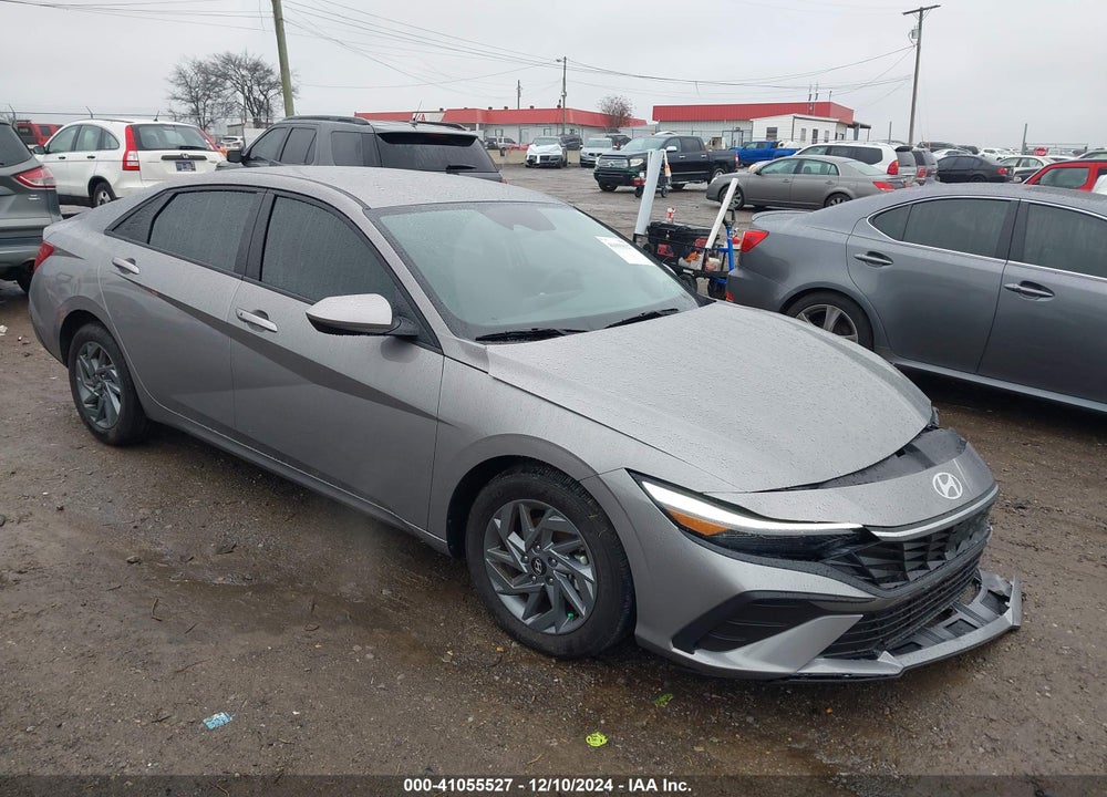 2024 HYUNDAI ELANTRA HYBRID BLUE VIN: KMHLM4DJ2RU113848