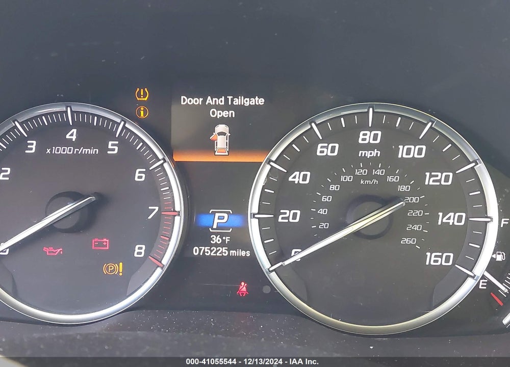 2019 ACURA MDX TECH PKG VIN: 5J8YD4H52KL029923